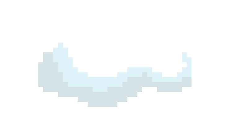 Decorative cloud element three