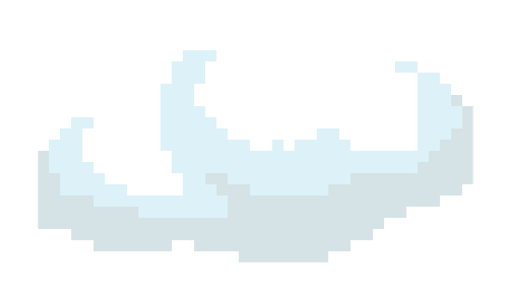 Decorative cloud element two
